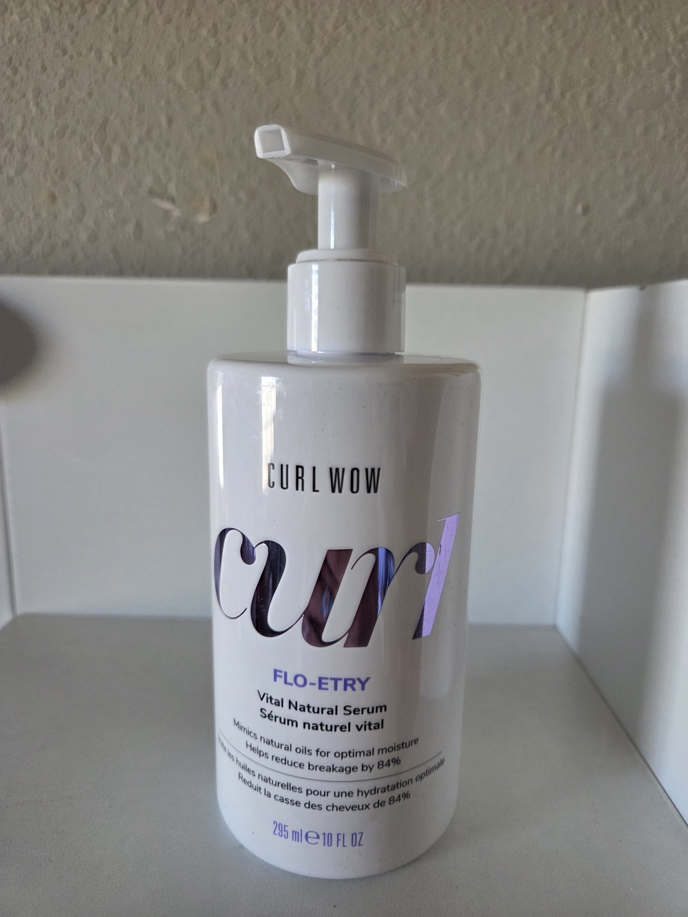 Curl Wow FLO-ETRY Vital Natural Serum for Curly Hair - White
